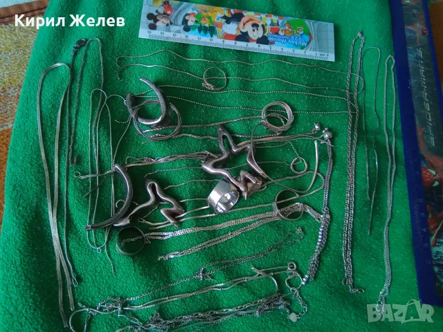 100 грама сребърни накити за поправка за реставрация за части или за материал 50648