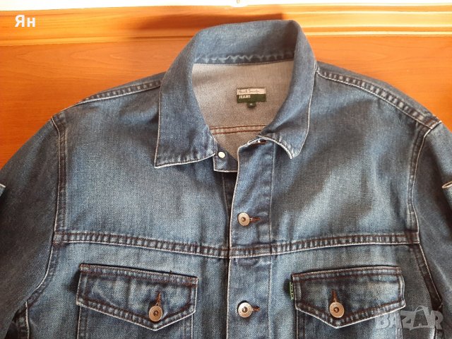  Оригинално Paul Smith Дънково Яке-тъмно синьо-XL , снимка 4 - Якета - 31878593
