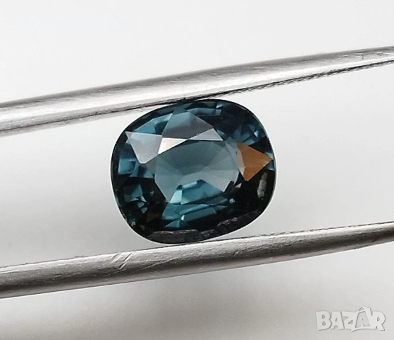  Рядък кристално чист естествен зелено-син турмалин 1,82 карата! Сертификат!, снимка 10 - Други - 54153729