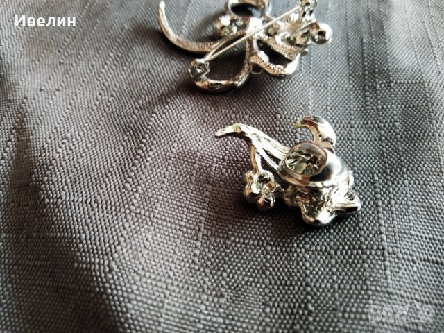 две метални брошки, снимка 5 - Други - 30247236