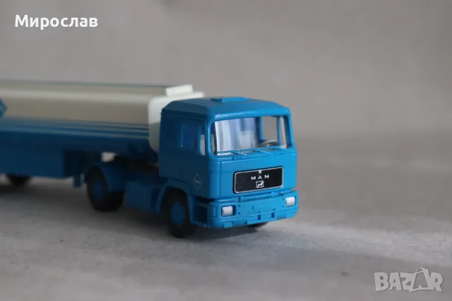 WIKING H0 1/87 MAN ARAL КАМИОН МОДЕЛ КОЛИЧКА ЦИСТЕРНА, снимка 5 - Колекции - 49554222