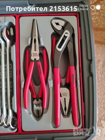 Teng tools тенг 1/4 ,3/8 , 1/2 гидория професионални вложки  отвертки ключове, снимка 10 - Куфари с инструменти - 48539656