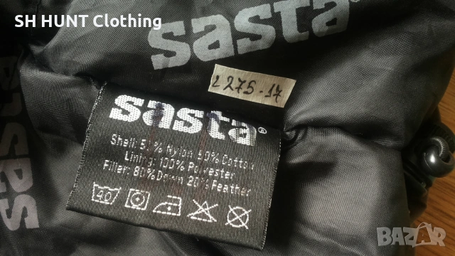 SASTA WINTER DOWN Jacket размер L за лов риболов дебело зимно яке с гъши пух - 2584, снимка 16 - Екипировка - 54259770