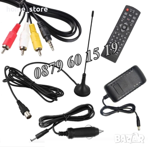 Преносим телевизор 16 инча, портативен цифров телевизор 16 инча 12v / 220v, снимка 6 - Телевизори - 52545985