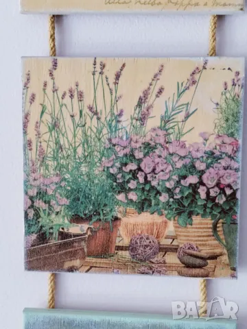 Пано 3 дървени плочки, снимка 3 - Пана - 50322067