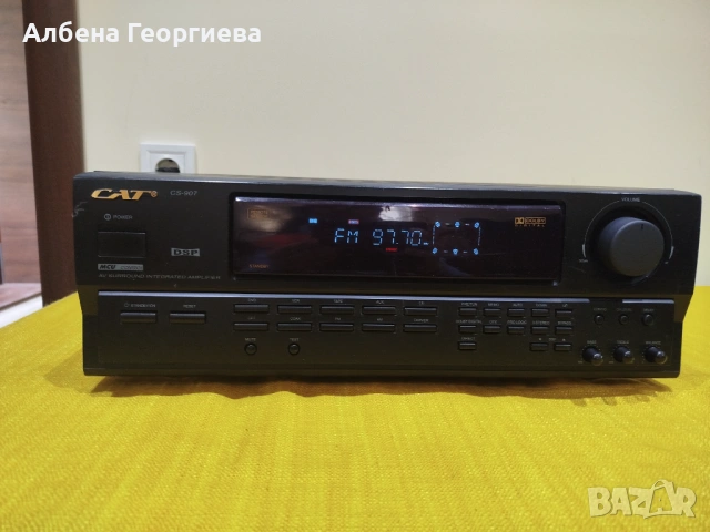 Усилвател с тунер  CAT CS - 907 -120 W, снимка 13 - Ресийвъри, усилватели, смесителни пултове - 53925996