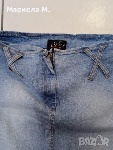 Дънкова пола, 7/8, XS, снимка 3 - Поли - 48428767