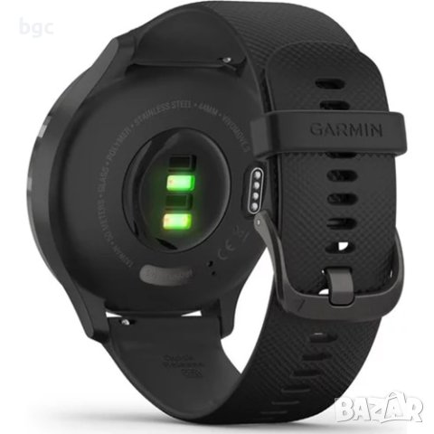 НОВ Garmin Vivomove 3 Sport Smartwatch със силиконова каишка, Black, 24 МЕСЕЦА ГАРАНЦИЯ, снимка 3 - Смарт часовници - 42891613