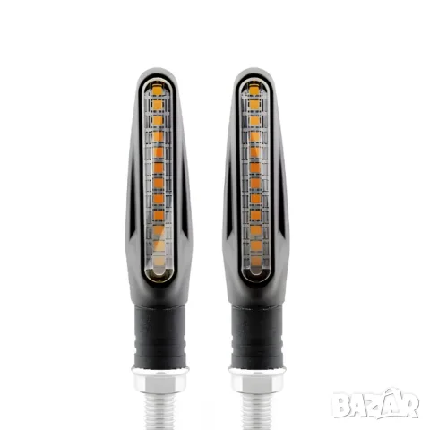 Водоустойчиви LED мигачи за мотор с M10 резба 2 броя