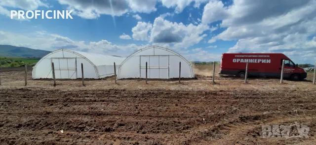 ОРАНЖЕРИИ- Българско производство”Тунелен тип”/полиетиленова оранжерия 8м ширина, снимка 2 - Оранжерии - 47833158