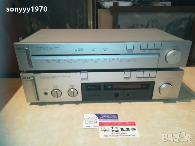 akai ampli & akai tuner-внос france, снимка 2 - Ресийвъри, усилватели, смесителни пултове - 30258469