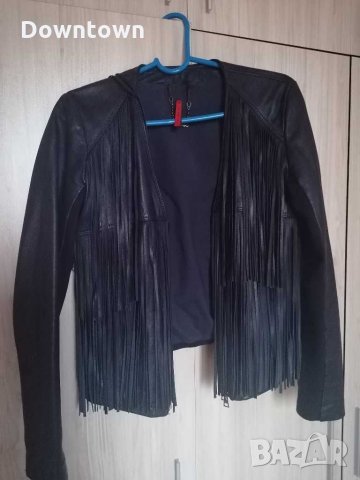 IMPERIAL естествена кожа яке с ресни, снимка 10 - Якета - 31166400