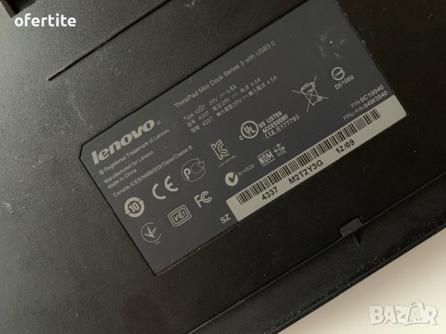 ✅ Док 🔝 Lenovo ThinkPad , снимка 3 - Лаптоп аксесоари - 39412232