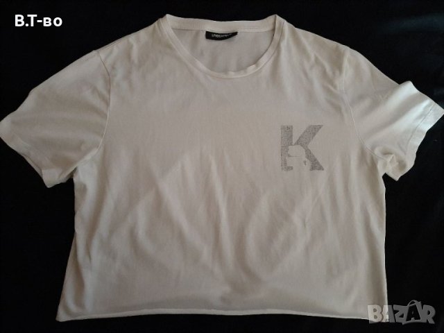 Karl lagerfeld къса тениска, снимка 2 - Тениски - 40876711