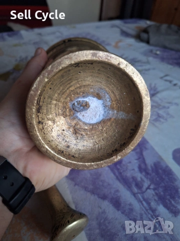 ✅МАСИВНО БРОНЗОВО ХАВАНЧЕ❗, снимка 4 - Антикварни и старинни предмети - 53042962