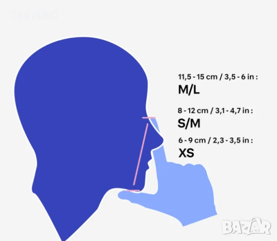 Маска за гмуркане/шнорхелинг SUBEA EASYBREATH 900 , снимка 8 - Водни спортове - 51147121