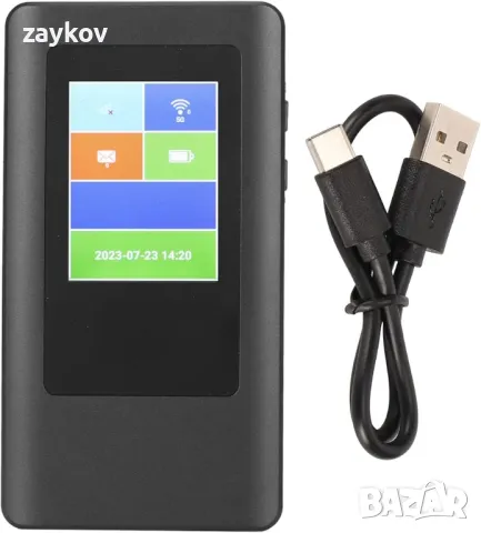 Преносима точка за достъп при пътуване, 4000mAh батерия, двулентова 2.4G 5.8G MTK MT6833, снимка 6 - Друга електроника - 49230038