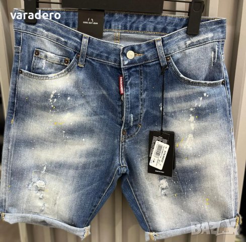 Мъжки къси дънки висок клас Dsquared , снимка 13 - Дънки - 37158385