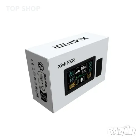 Xmifer метеорологична станция с външен термометър и влагомер, снимка 7 - Друга електроника - 48648223