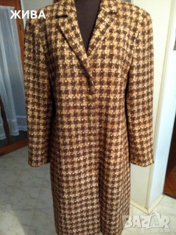 MARIE PHILIPPE дамско палто вълна, мохер и алпака, снимка 4 - Палта, манта - 38361351