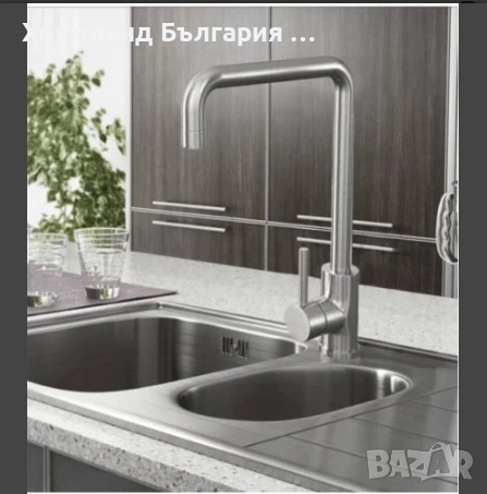 Висок смесител за кухненска мивка, снимка 3 - Смесители - 54354628