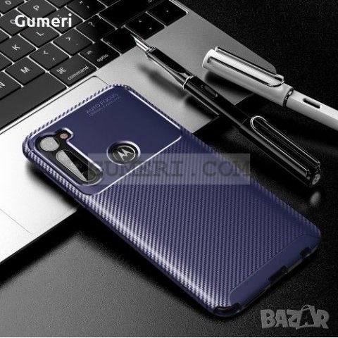 Motorola Moto G Stylus Карбонов удароустойчив гръб , снимка 5 - Калъфи, кейсове - 31018614