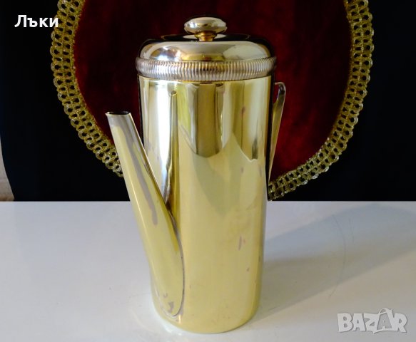 Бронзова кана,чайник 19 см.,греяна ракия. , снимка 2 - Аксесоари за кухня - 36597587