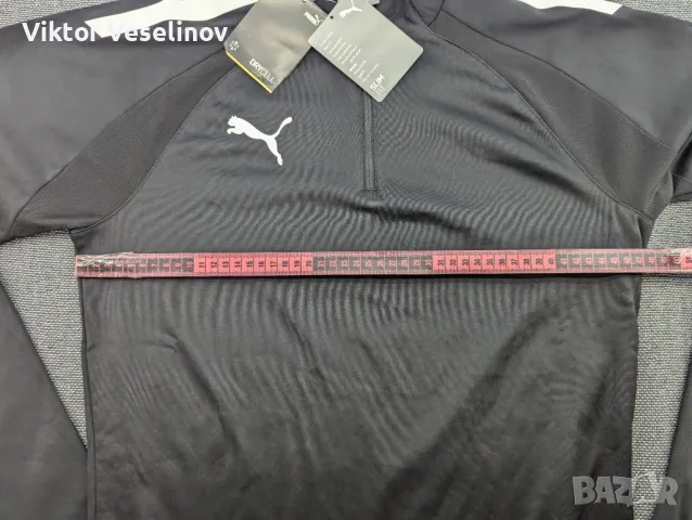 НОВО PUMA Мъжка Блуза с Дълъг Ръкав Размер S Спортна Еластична, снимка 5 - Тениски - 49666790