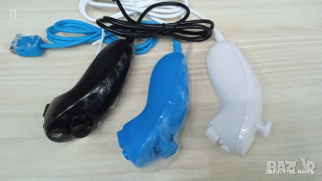 НОВ Nintendo wii nunchuk нинтендо уий нънчък джойстик контролер уии уйй