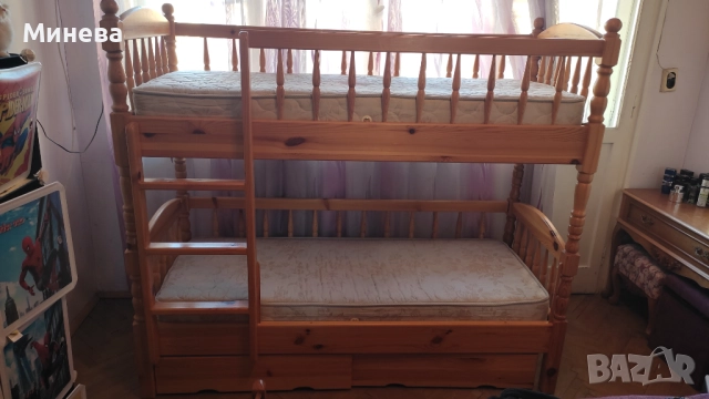 Детско двуетажно легло, снимка 7 - Мебели за детската стая - 52267088