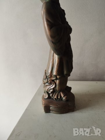 стара керамична статуетка, снимка 4 - Статуетки - 42165543