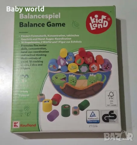 Playtive Дървен игра за баланс, снимка 3 - Образователни игри - 56545094