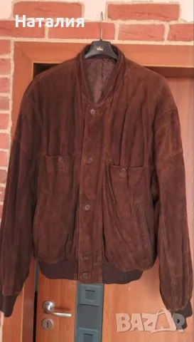 Бомбер естествен велур. Италия