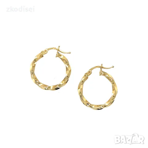 Златни обеци 1,81гр. 14кр. проба:585 модел:3328-2, снимка 1