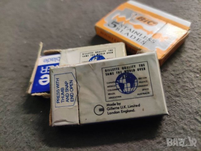 Продавам стари бръснарски ножчета Gillette Super Silver , снимка 5 - Колекции - 38833106