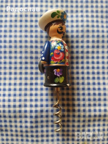 стар тирбушон с магнит, снимка 2 - Прибори за хранене, готвене и сервиране - 34917545