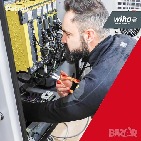 WIHA - Z01009 180 - Industrial Electric - VDE 1000V - MADE IN GERMANY - ЧИСТО НОВИ 180 mm Клещи !!! , снимка 6 - Клещи - 52298830
