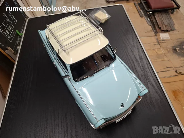 Trabant 601 + каравана Würdig 301 – 1:8, снимка 9 - Колекции - 56416309