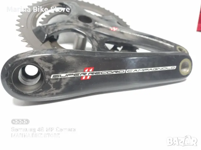 НОВ карбонов шосеен курбел Campagnolo Super Record UltraTorque , снимка 2 - Части за велосипеди - 47950133