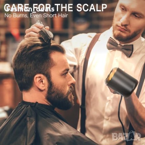 Нов Сешоар Mifasol 1600W Йонизация Бързо Сушене Тих - Черен, снимка 6 - Сешоари - 42840320