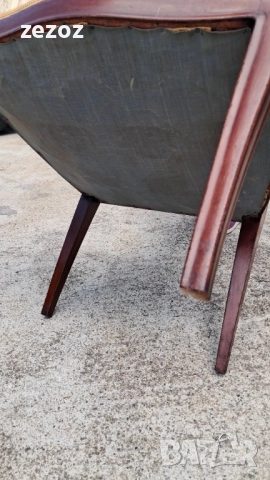 Ретро комплект махагон, снимка 11 - Дивани и мека мебел - 52649872