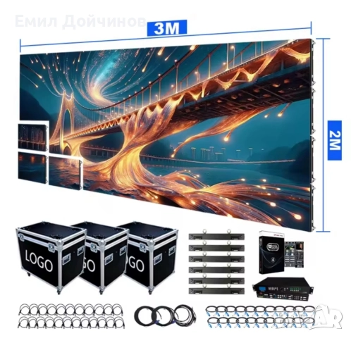 ВИДЕО СТЕНА / LED DISPLAY , снимка 2 - Плейъри, домашно кино, прожектори - 52634195
