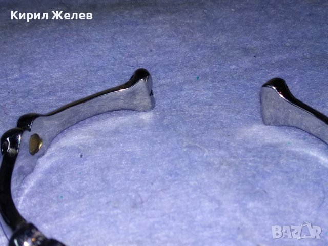 ДИЗАЙНЕРСКИ ВИНТИДЖ АРТ МОДЕЛ ГРИВНА ЛЕГИРАНА БЛАГОРОДНА НЕРЪЖДАЕМА СТОМАНА 38047, снимка 3 - Гривни - 40856304