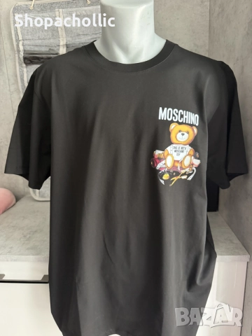 Мъжка тениска Moschino, снимка 2 - Тениски - 56239334