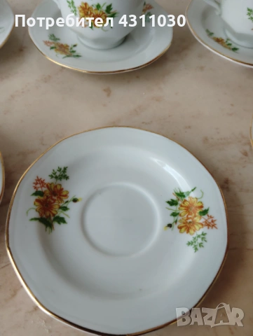 Три български  сервиза чаши за кафе , снимка 6 - Чаши - 54214526