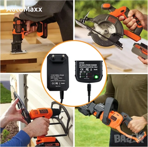 Зарядно устройство LCS1620 за батерии Black & Decker , снимка 7 - Винтоверти - 54310403