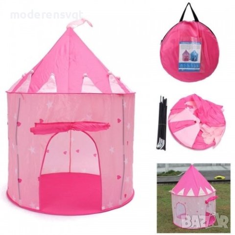 Детска палатка тип замък за игра, снимка 7 - Играчки за стая - 42281927