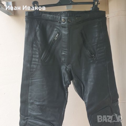 Мъжки кожен Мото панталон POLO   размер 50-С-М, снимка 9 - Панталони - 40427491