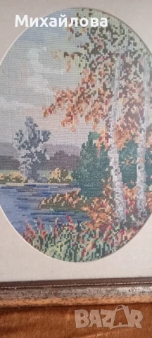 Гоблен "Есен стара" от сезоните на Вилер, снимка 3 - Гоблени - 50877449