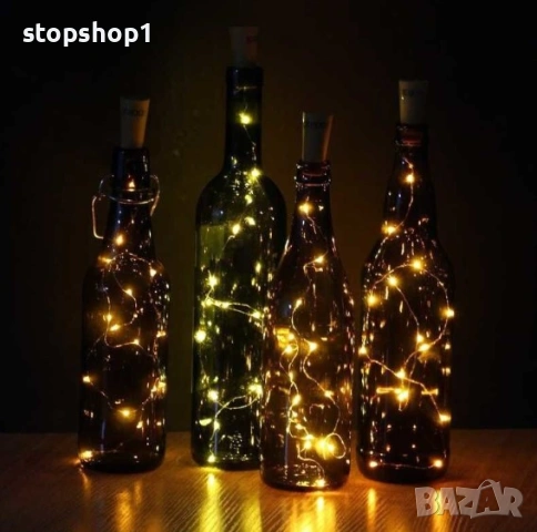 Капачка за бутилка с LED светлини, снимка 3 - Лед осветление - 53876475